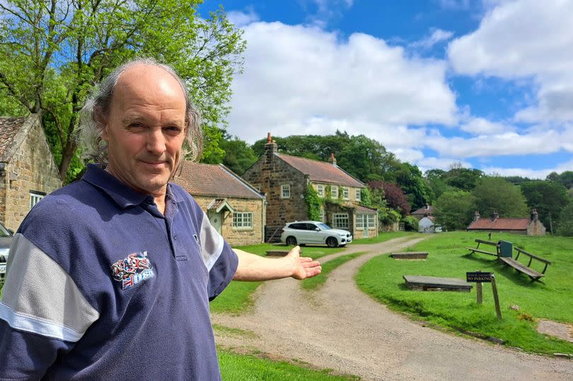 Andrew MacNeil, in front of Beck Hole, opened up about the Gallon Walk