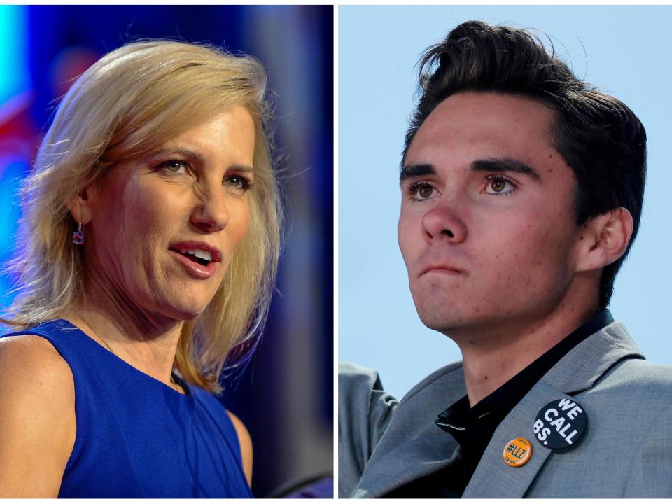 Florida school massacre survivor David Hogg rejects Laura Ingraham’s apology and has started a boycott.