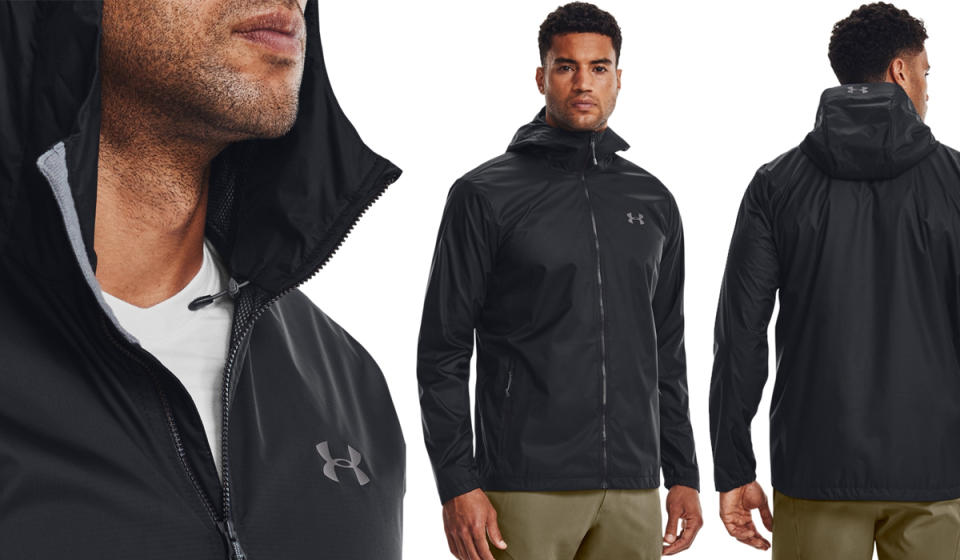 UNDER ARMOUR Forefront Rain jacket original price NT$ 3,680, special price NT$ 2,061!  (Image source: Yahoo Shopping Center)