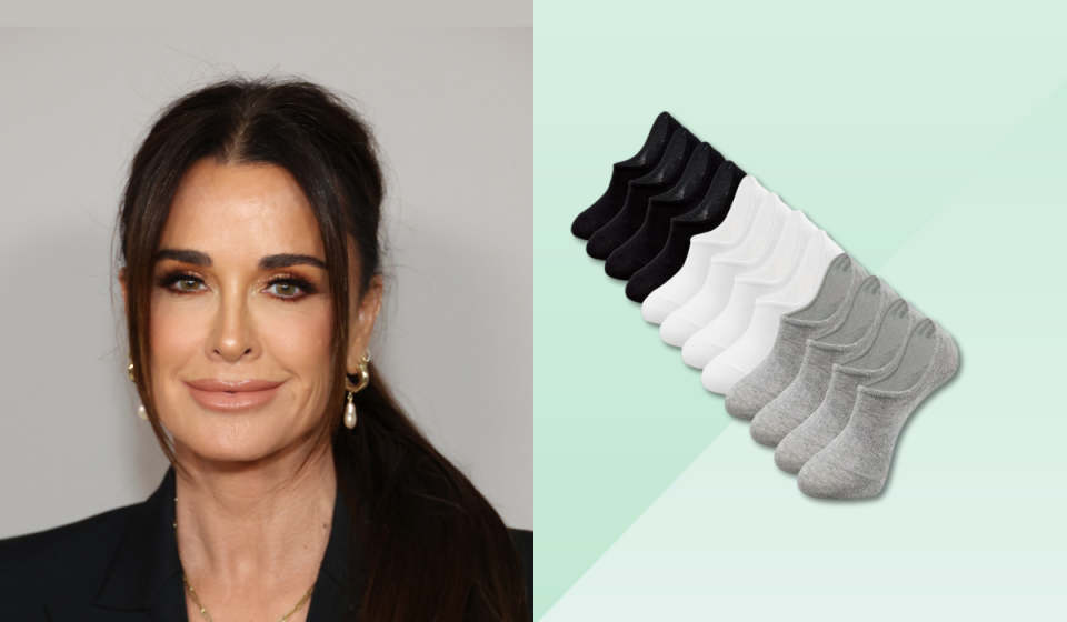 Kyle Richards and socks