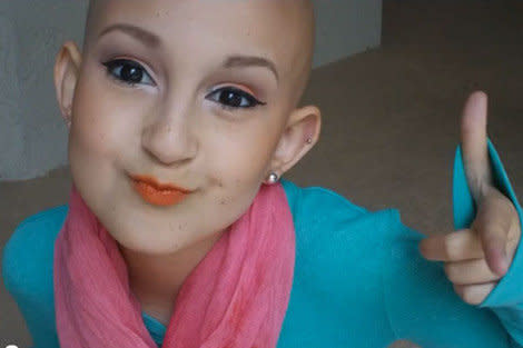 <div class="caption-credit">Photo by: Talia Joy Castellano</div>Talia Joy Castellano, 13, was first diagnosed with cancer in 2007. The courageous teen went through many rounds of chemo, which eventually left her bald. Since she disliked wearing wigs, she turned to cosmetics to make herself feel more confident, and about a year and a half ago launched a series of makeup tutorials <a href="http://www.youtube.com/user/taliajoy18" rel="nofollow noopener" target="_blank" data-ylk="slk:on YouTube;elm:context_link;itc:0;sec:content-canvas" class="link ">on YouTube</a>, where she quickly racked up more than 335,000 followers and close to 27 million video views. In August, she was diagnosed with a second form of cancer and, while she's not sure whether she'll endure treatment, she is determined to live what's left of her life to the fullest. In October, she earned the opportunity of a lifetime: She was chosen to be <a href="http://shine.yahoo.com/the-thread-style-crush/teen-diagnosed-with-cancer-is-newest-covergirl.html" data-ylk="slk:an honorary Covergirl model;elm:context_link;itc:0;sec:content-canvas;outcm:mb_qualified_link;_E:mb_qualified_link;ct:story;" class="link  yahoo-link">an honorary Covergirl model</a>. She's still video blogging at <a href="http://angelsfortalia.com/" rel="nofollow noopener" target="_blank" data-ylk="slk:Taliajoy.com;elm:context_link;itc:0;sec:content-canvas" class="link ">Taliajoy.com</a>.