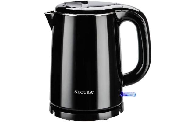 Secura Electric Gooseneck Kettle, Quick Boiling Electric Kettle with 5 Variable Presets for Coffee Tea Brewing, 100% Stainless Steel Inner Tea