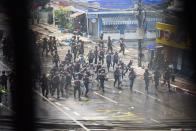 Protest against the military coup in Yangon