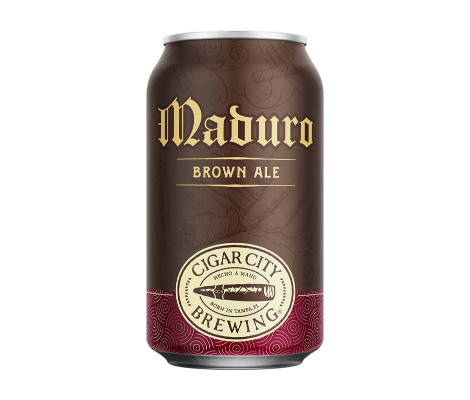 <p>Courtesy Image</p><ul><li><strong>Style</strong>: Brown ale</li><li><strong>ABV</strong>: 5.5%</li><li><strong>Brewery</strong>: Cigar City Brewing, Tampa, FL</li></ul><p>The Tampa neighborhood of Ybor City was once known as the cigar capital of the world. <a href="https://www.cigarcitybrewing.com/beer/maduro-brown-ale/" rel="nofollow noopener" target="_blank" data-ylk="slk:Cigar City;elm:context_link;itc:0;sec:content-canvas" class="link ">Cigar City</a> pays homage to the incendiary past with Maduro, an English-style brown ale named after a cigar variety famed for its dark wrapper. The chocolatey, toffee-tinged brown ale is brewed with flaked oats, resulting in a silky sip that’s a solid friend to grilled steak and fireside chats with friends.</p>