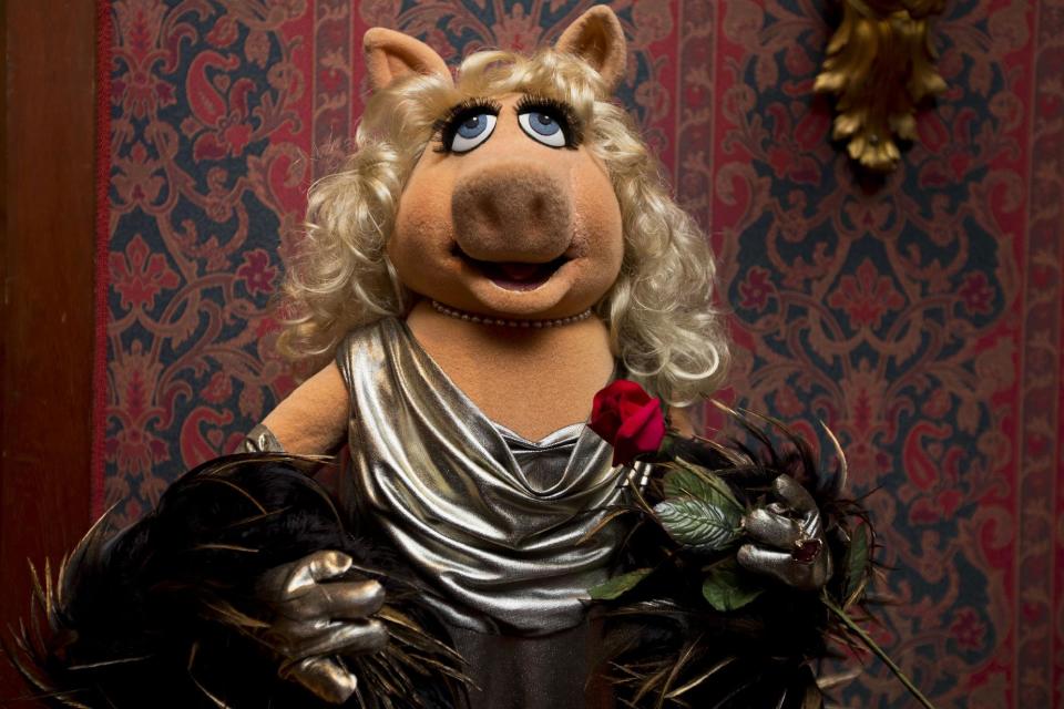 A Miss Piggy muppet, that was used on