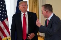 U.S. President Trump meets with NATO Secretary General Stoltenberg, ahead of the NATO summit, in London