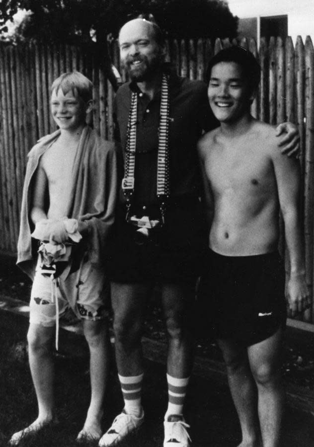 Jim Kidd, shown with his sons Johnston, left, and Patrick, was killed Aug. 6, 1993, inside Luigi’s Italian Restaurant.