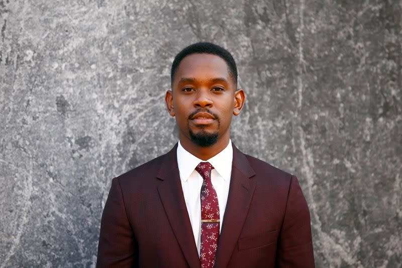 FILE PHOTO: Cast member Aml Ameen attends the film premiere of 'Yardie' at the BFI Southbank