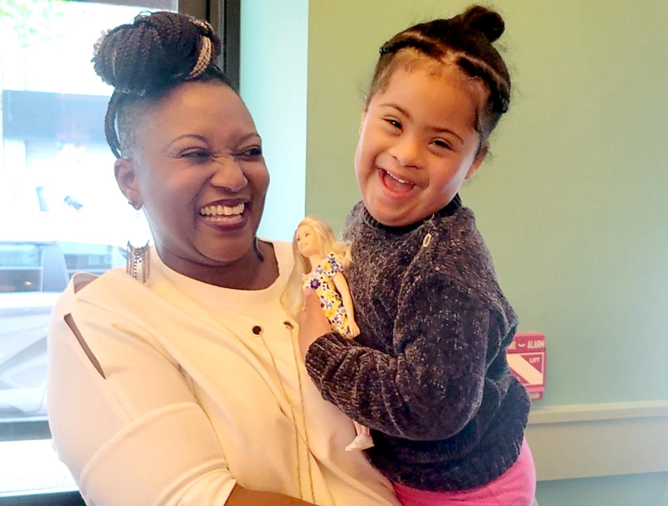 Ebbe Bassey and her daughter, Anoushka. (Courtesy Ebbe Bassey)