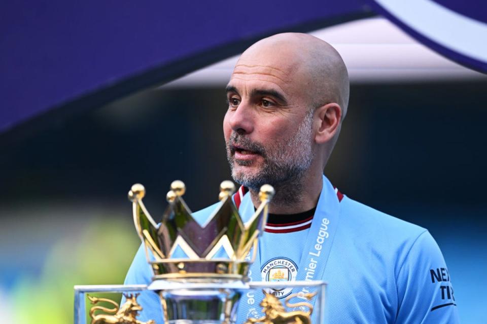 El equipo de Pep Guardiola ha marcado 13 goles en tres partidos, y ya parecía siniestro antes de los partidos del fin de semana (Getty Images)