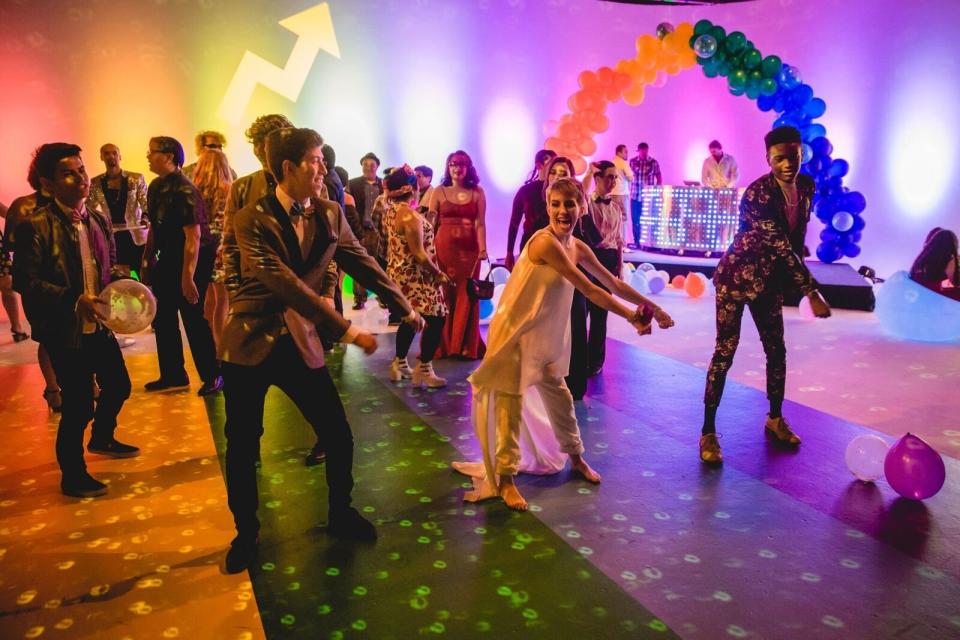 Teens dance at Queer Prom last year. (Photo: BuzzFeed)
