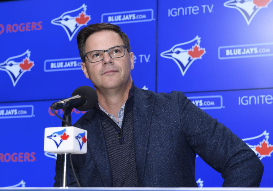 The Toronto Blue Jays reportedly extended general manager Ross Atkins through the 2020 season. (Photo by Nick Turchiaro/Icon Sportswire via Getty Images)