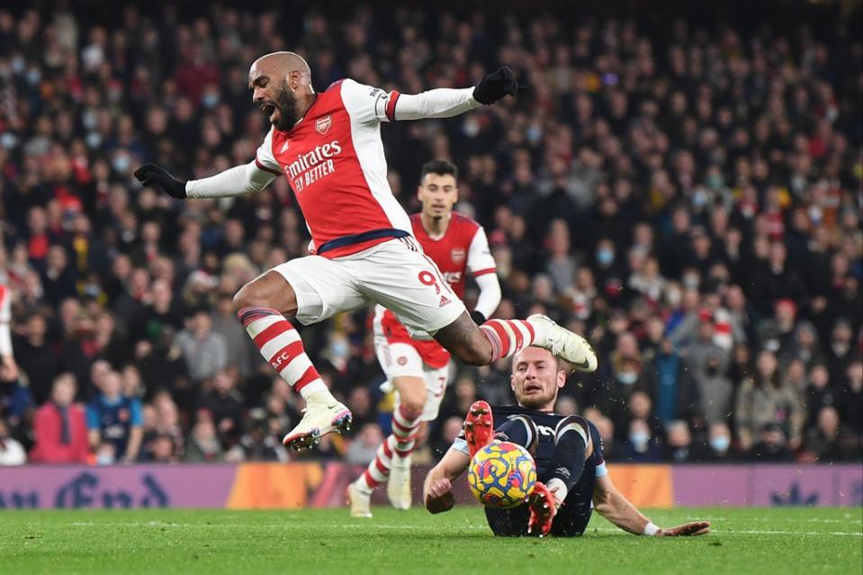 Arsenal’s Alexandre Lacazette  (Arsenal FC via Getty Images)