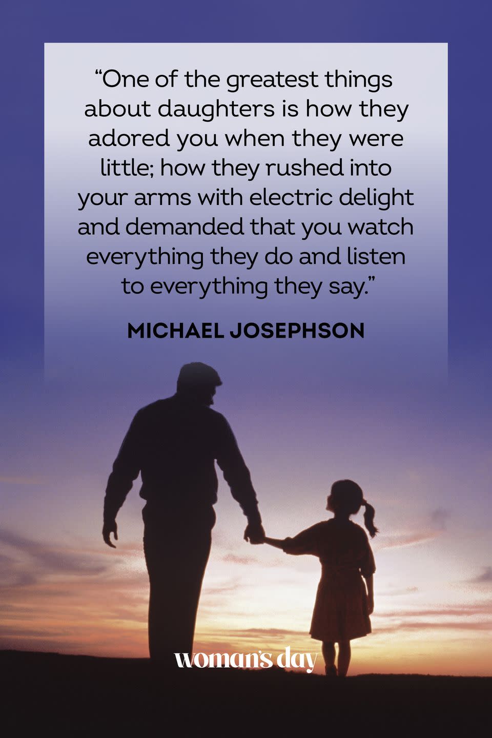 father daughter quotes michael josephson