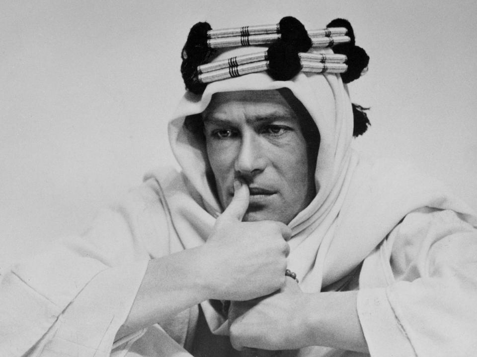 Peter O’Toole in ‘Lawrence of Arabia’ (AP)