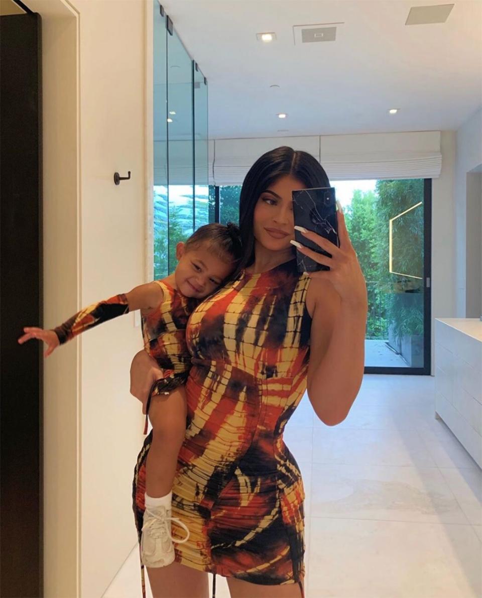 Kylie Jenner and Stormi