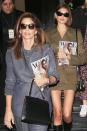 Strike a pose! The mother-daughter duo looked identical leaving a <em>Vogue </em>event in blazers and sunglasses, clutching copies of the magazine in October 2019. 