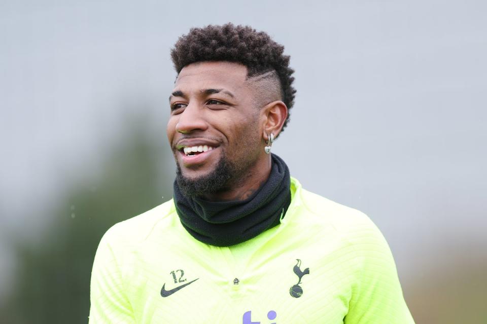 Hopeful: Spurs are confident Emerson Royal will play again this season (Tottenham Hotspur FC via Getty Images)