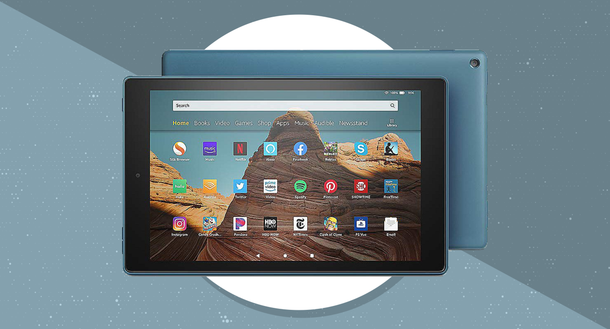 When you buy this Amazon Fire HD 10 tablet, you'll get a 32GB microSD card for free. (Photo: Amazon)