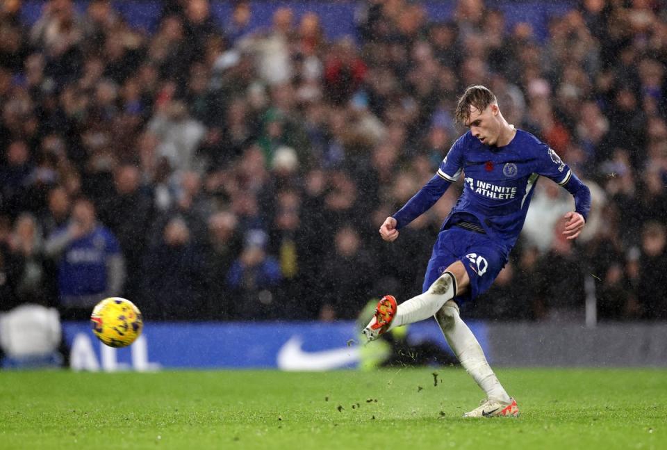 Cole Palmer kept cool to put away his 95th minute penalty  (Getty Images)