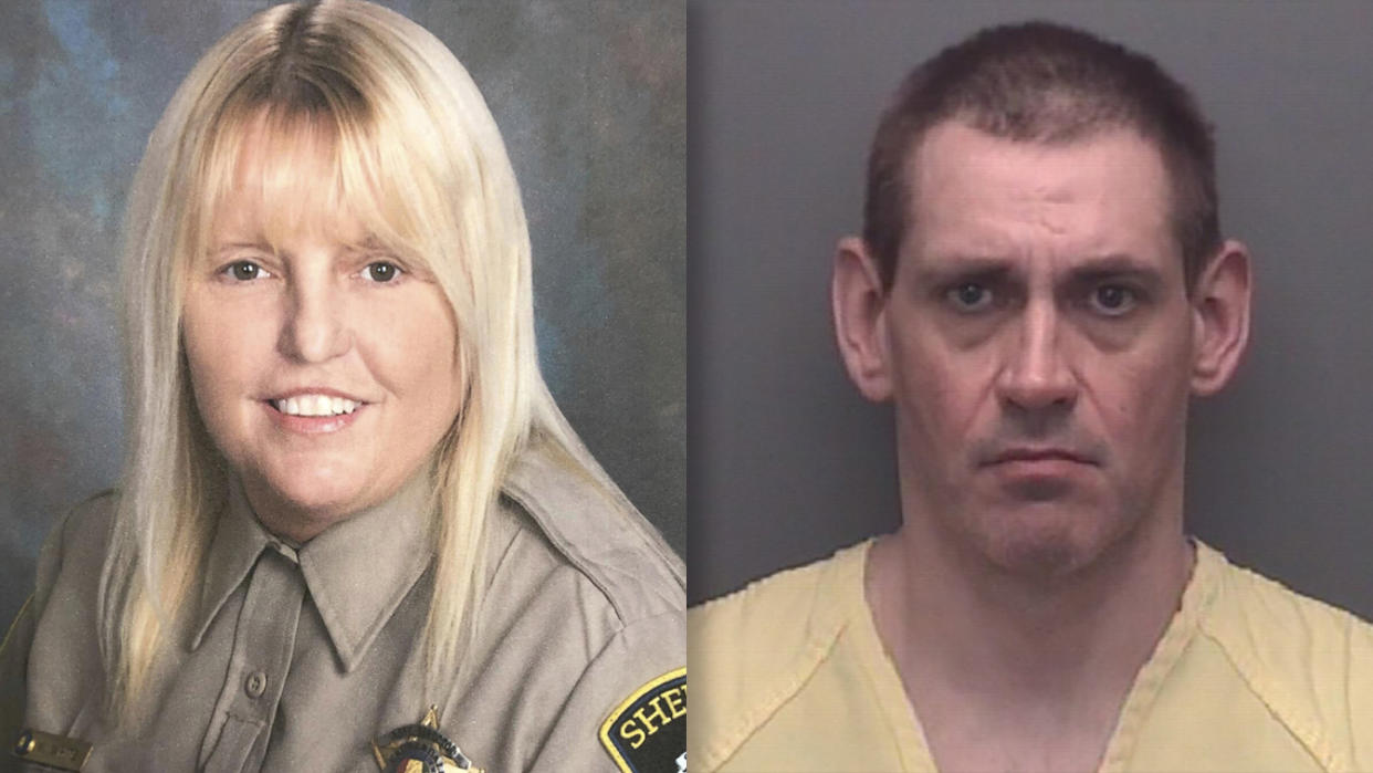 Vicky White and Casey White. (Photo illustration: Yahoo News; photo: Vanderburgh County Sheriff's Office via AP)