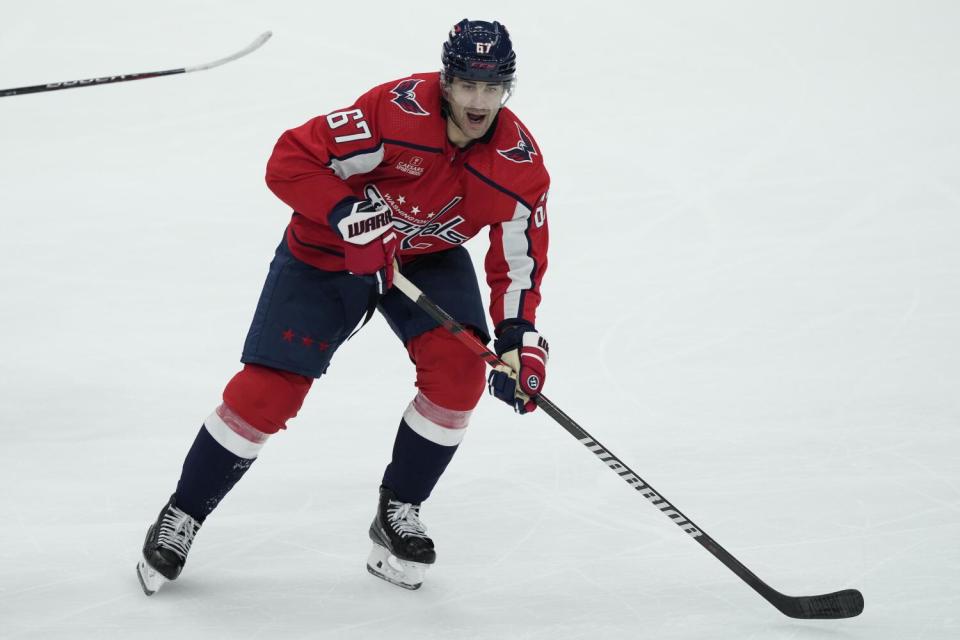 Washington Capitals left wing Max Pacioretty skates during a game on Jan. 3.