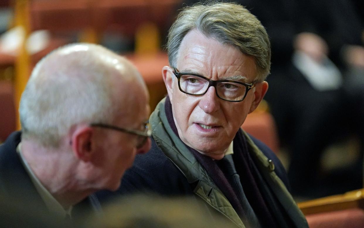 Lord Mandelson, the former 
