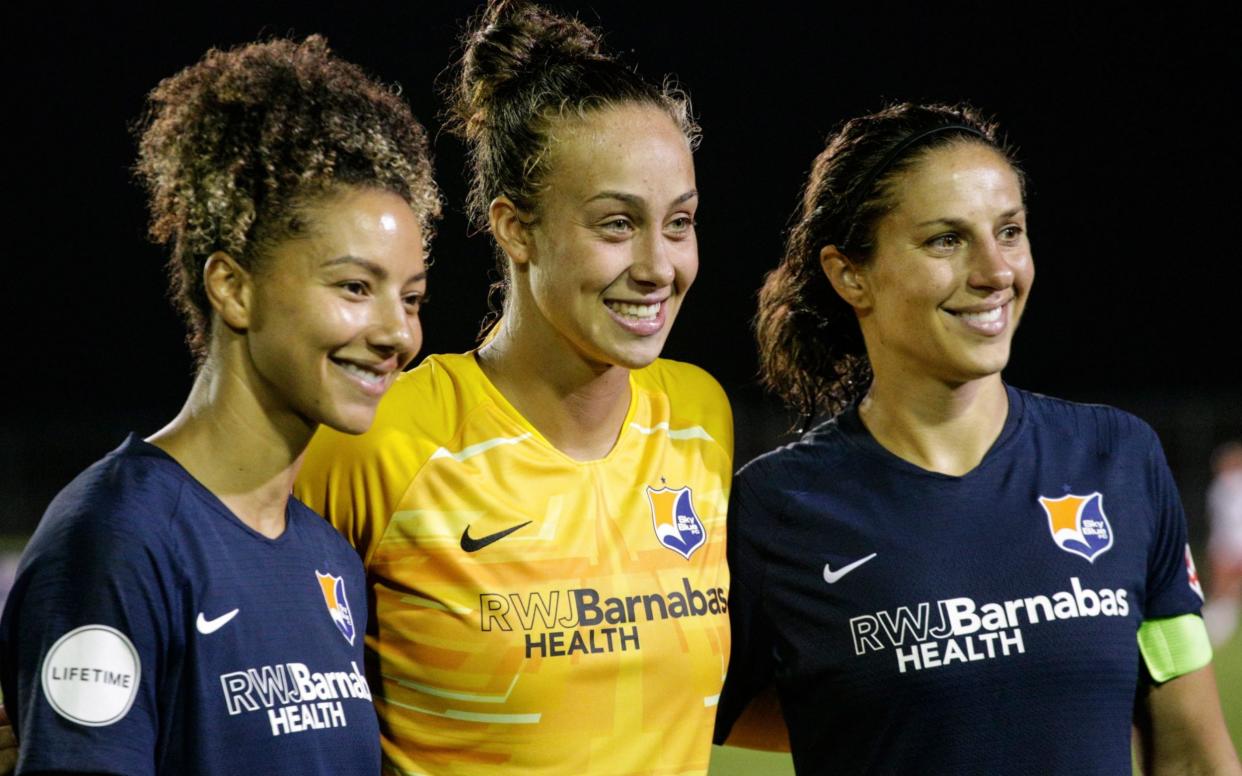 Sky Blue FC players - AFP