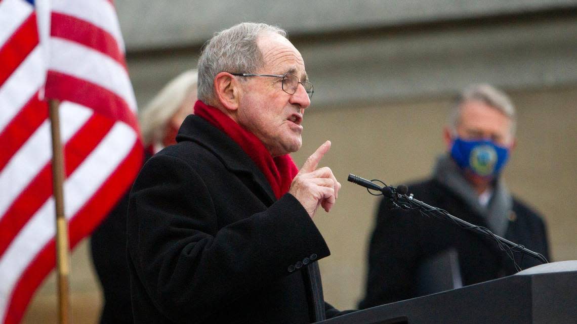 U.S. Sen. Jim Risch, R-Idaho, has previously indicated who would support legislation that defines marriage in the U.S. as between one man and one woman.