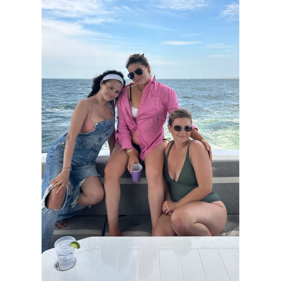 Selena Gomez Pairs Bikini With Rugged Overalls and Fendi Bag for a Surprisingly Chic Boating Outfit