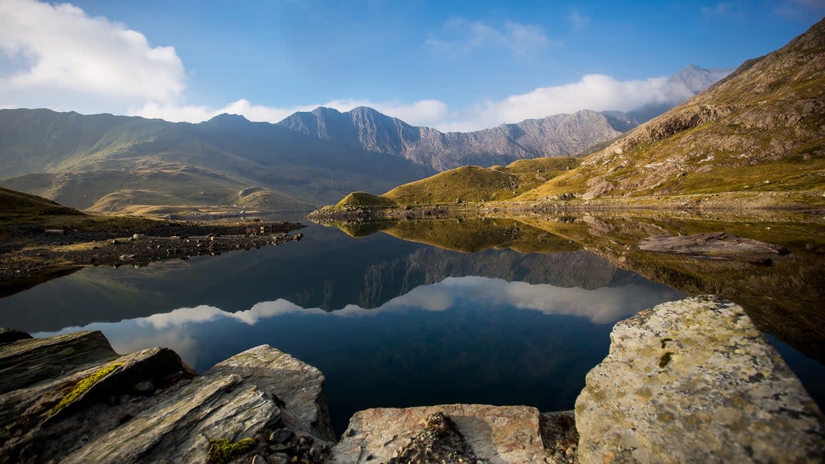 Mount Snowdon reflected in the Llynnau Mymbyr lakes (Getty Images/iStockphoto)