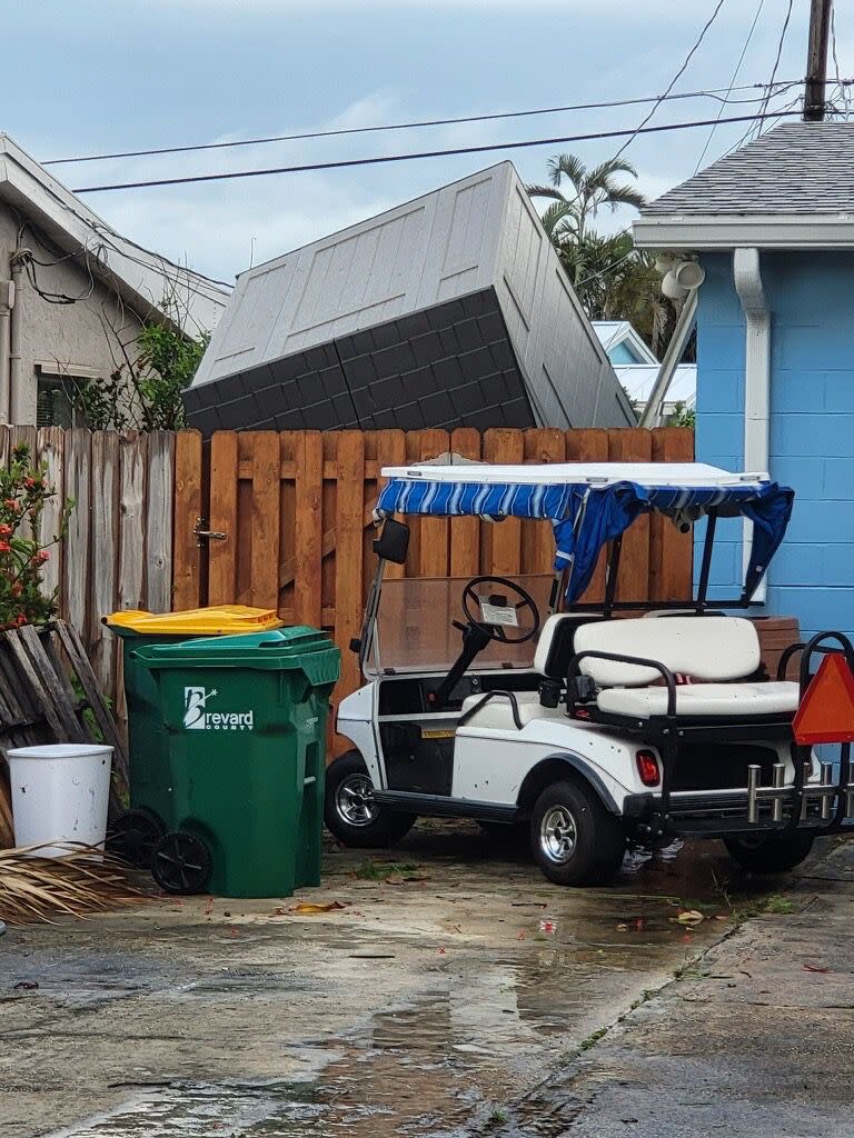 Storm damage reported in Satellite Beach