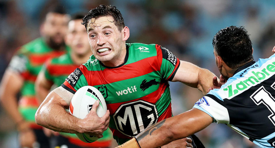 Seen here, Souths captain Cam Murray in the NRL.