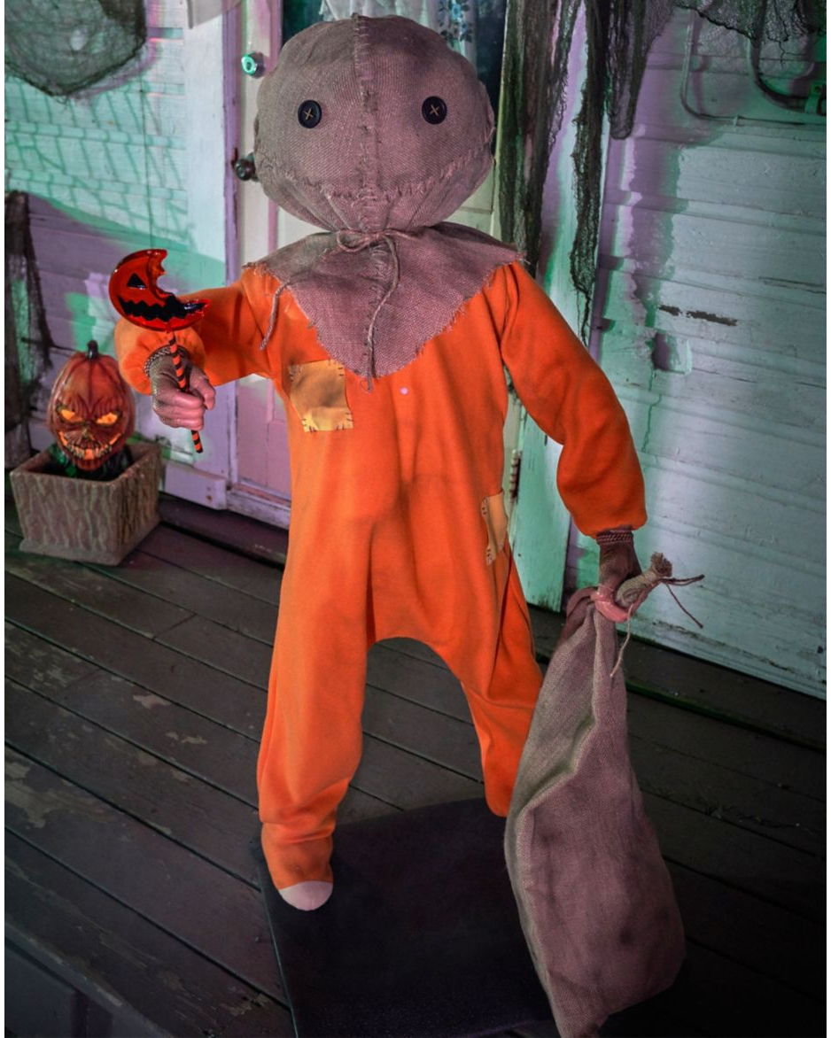 <p><a href="https://go.redirectingat.com?id=74968X1596630&url=https%3A%2F%2Fwww.spirithalloween.com%2Fproduct%2F4-3-ft-sam-animatronic-trick-r-treat%2F174708.uts&sref=https%3A%2F%2Fwww.thepioneerwoman.com%2Fholidays-celebrations%2Fg44463798%2Fbest-halloween-animatronics%2F" rel="nofollow noopener" target="_blank" data-ylk="slk:Shop Now;elm:context_link;itc:0;sec:content-canvas" class="link rapid-noclick-resp">Shop Now</a></p><p>'Trick 'r Treat' Sam Animatronic</p><p>$179.99</p><p>spirithalloween.com</p><span class="copyright">Spirit Halloween</span>