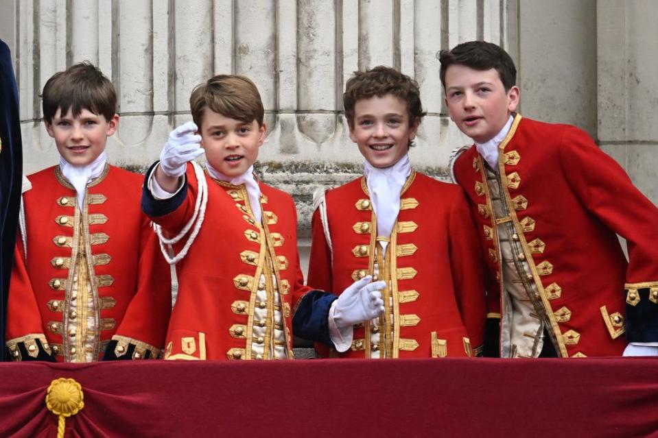 Prince George was very impressed by the flypast