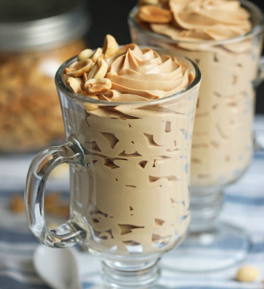 Healthy Peanut Butter Mousse from Desserts With Benefits