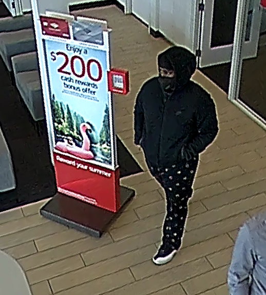 A security camera recorded the suspect in an attempted Bank of America robbery. (Courtesy Photo/Columbus Division of Police)