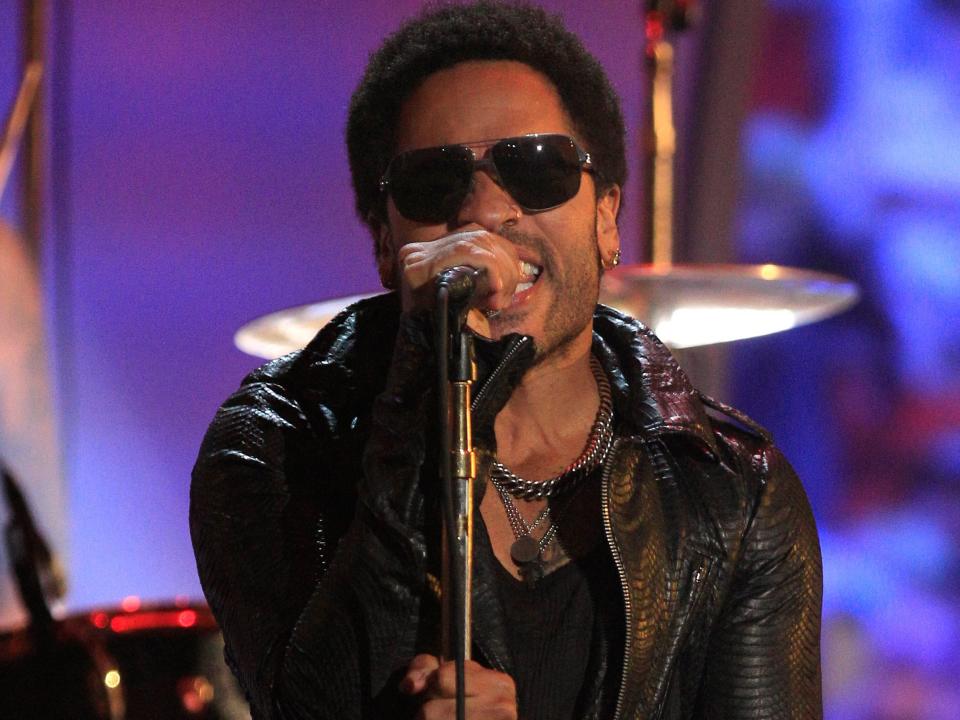 Lenny Kravitz performing in February 2012.