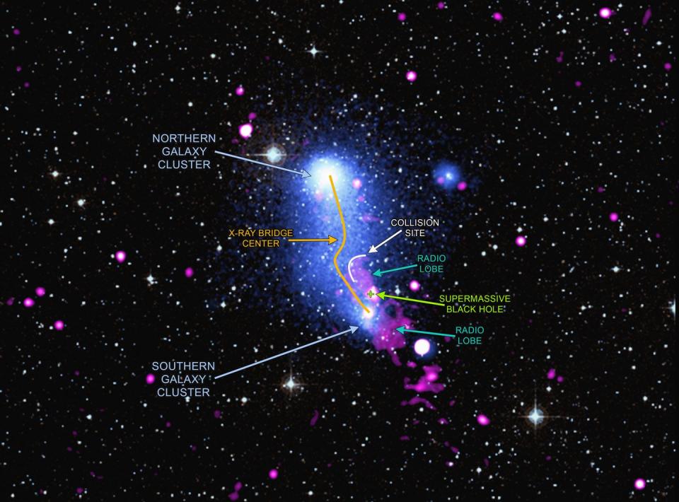 Photo credit: X-ray: NASA/CXC/SAO/V.Parekh, et al. & ESA/XMM; Radio: NCRA/GMRT