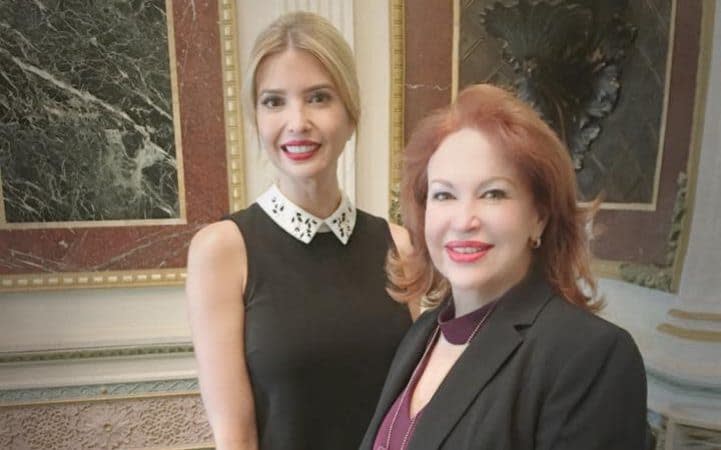 Bettina Rodriguez Aguilera with Ivanka Trump in September - Bettina Rodriguez Aguilera