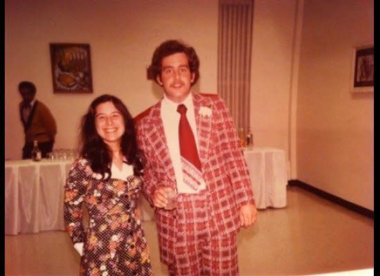 "My parents in 1974. A fantastic image of two delightful people." - Adam Goldberg    (HP photo)