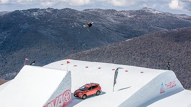 The view's not bad from up there either. Pic: Magnum