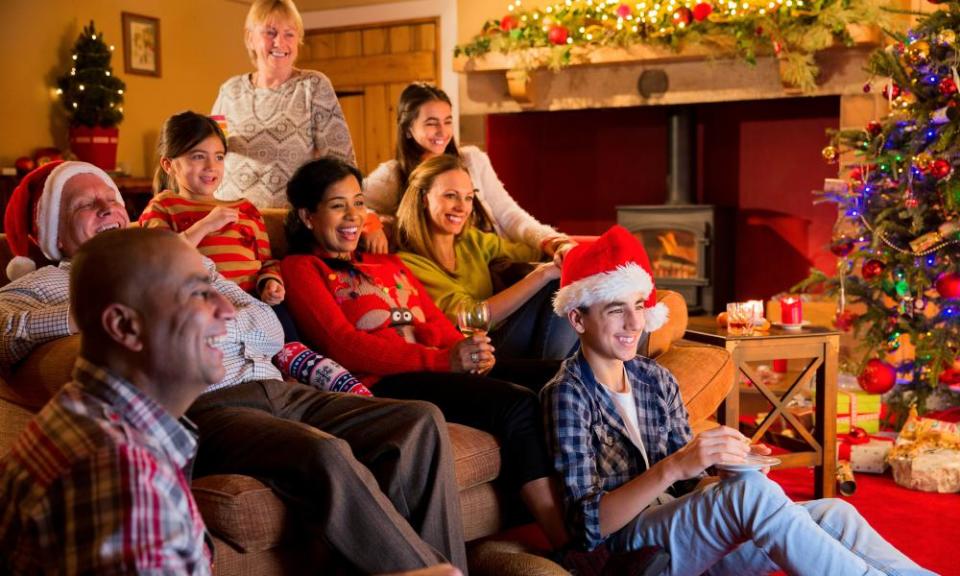 Happy families: how many families really look this content at Christmas?