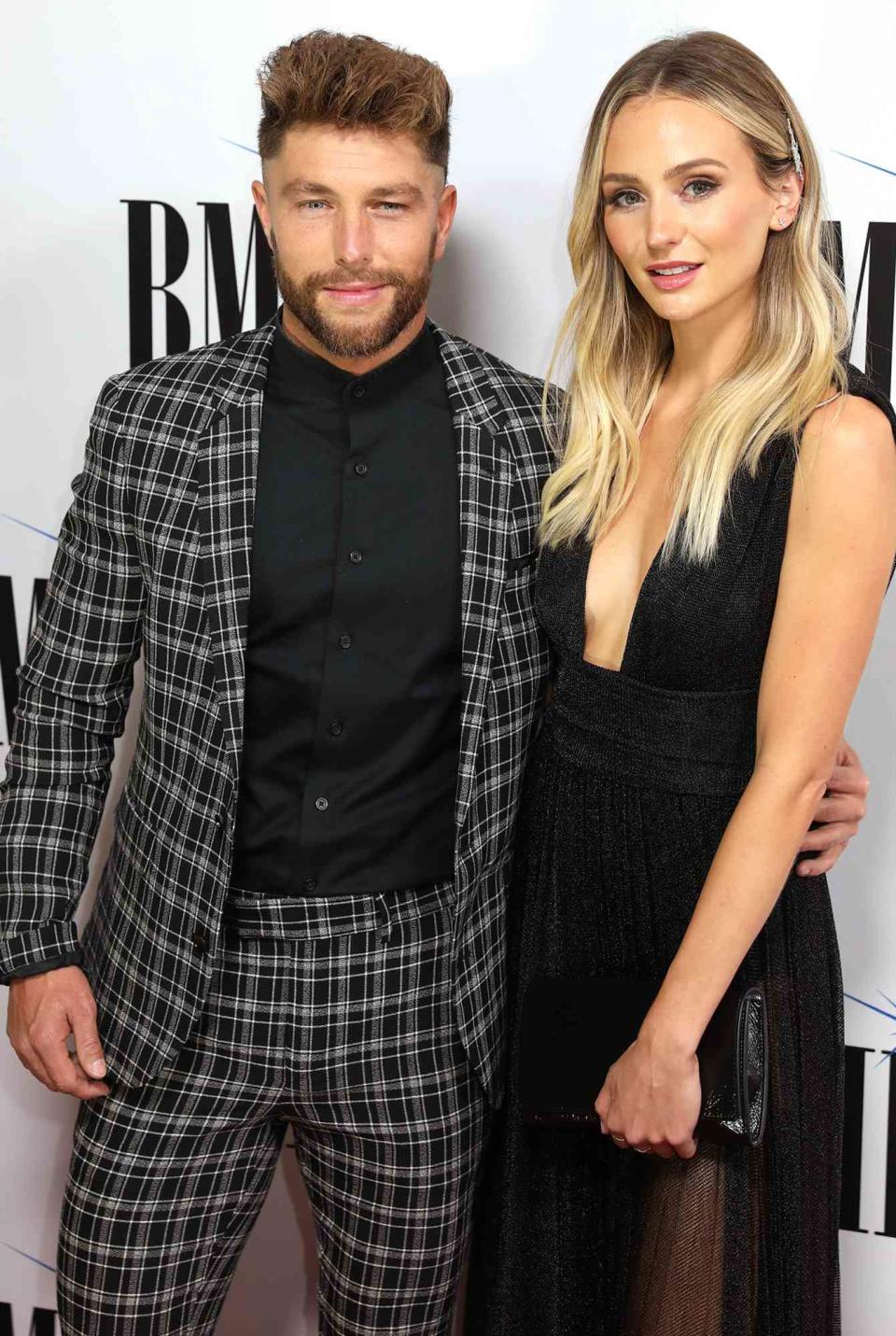 Chris Lane and Lauren Bushnell attend the 66th Annual BMI Country Awards at BMI on November 13, 2018 in Nashville, Tennessee