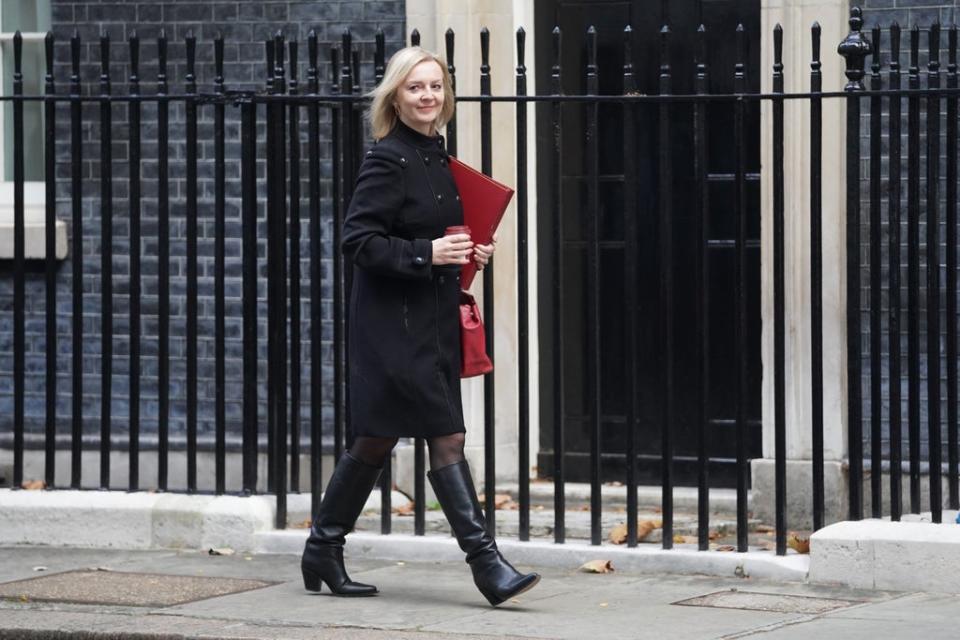 Foreign Secretary Liz Truss has taken on responsibility for post-Brexit negotiations (Kirsty O’Connor/PA) (PA Wire)