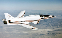 <p>With its distinctive forward-swept wings, the X-29 is instantly recognizable. Built as an experimental testbed for high-tech composites, radical airframe design, and computer-controlled flight systems, the <a href="https://www.cnn.com/style/article/grumman-x-29-nasa-darpa-fighter-plane/index.html" rel="nofollow noopener" target="_blank" data-ylk="slk:X-29 was alarmingly unstable in the air;elm:context_link;itc:0;sec:content-canvas" class="link ">X-29 was alarmingly unstable in the air</a>. An onboard digital flight computer corrected its flight path up to 40 times a second to keep it from tumbling out of the sky. </p>