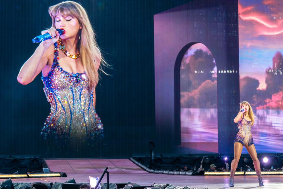 Taylor Swift's Eras Tour is coming to Cincinnati on June 30 and July 1.