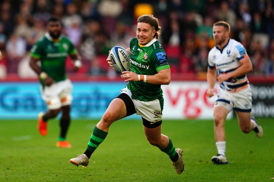 London Irish winger Kyle Rowe misses out (Victoria Jones/PA) (PA Archive)