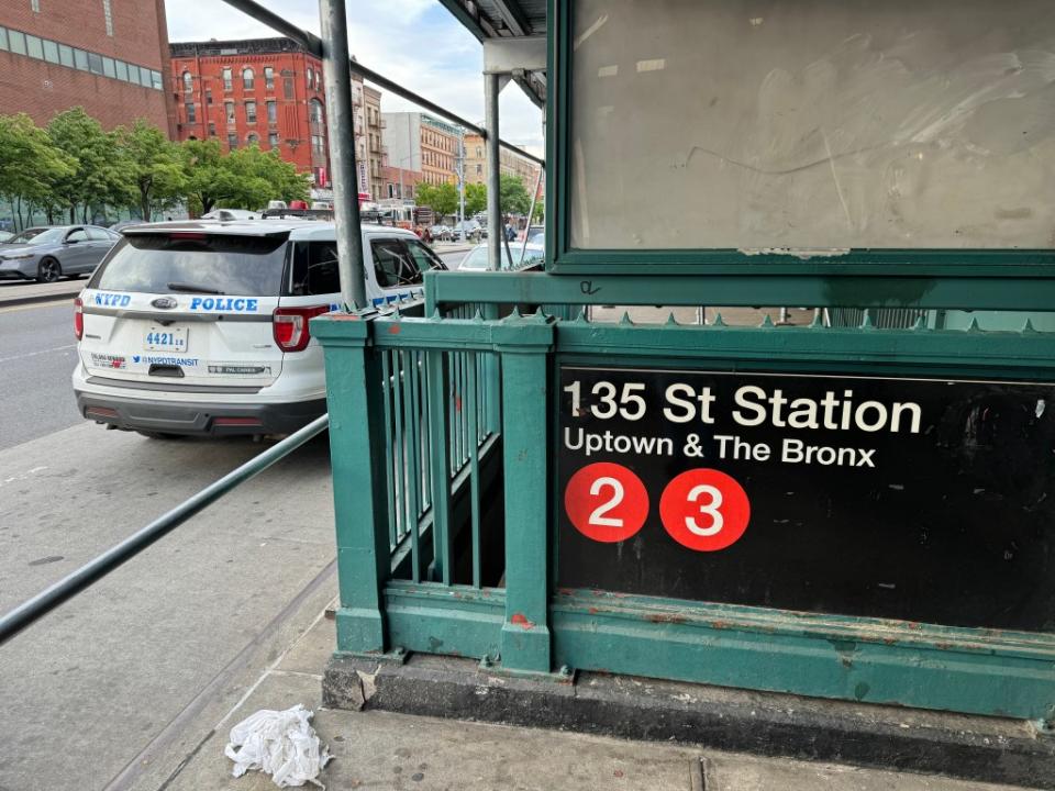 A Bronx man fired a gun in the 135th Street subway station. Peter Gerber