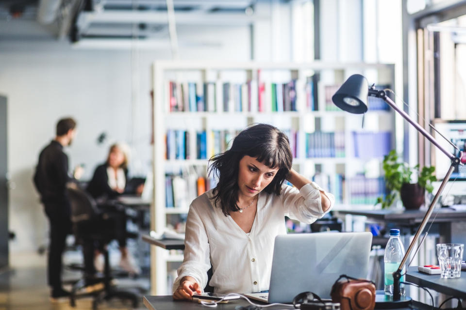 'There are many uncertain elements in the environment,' experts say. 'These are the contributing factors that make people feel anxious upon starting a new job during the pandemic.' Photo: Getty